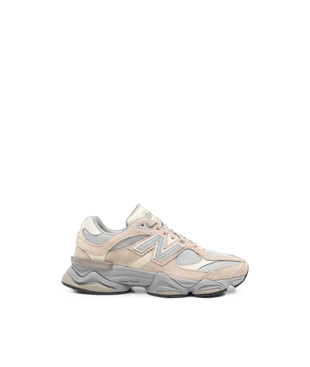 NEW BALANCE Серые замшевые низкие кроссовки / кеды, фото 1