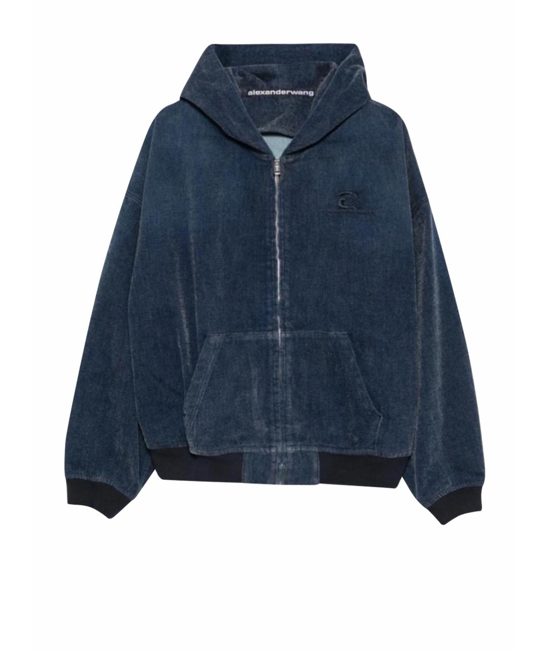 ALEXANDER WANG Синяя хлопковая куртка, фото 1
