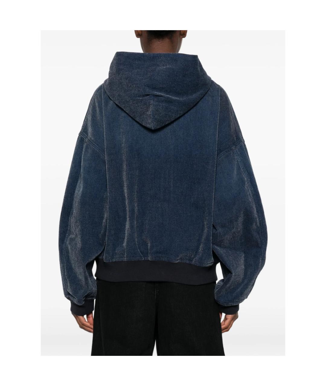 ALEXANDER WANG Синяя хлопковая куртка, фото 2