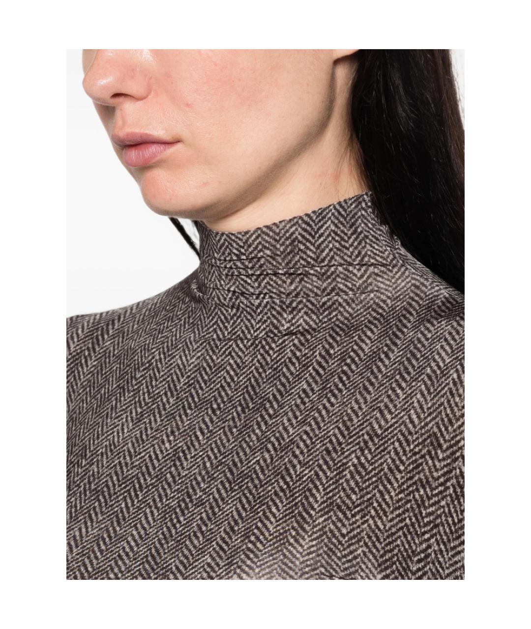 MAISON MARGIELA Серое вискозное боди, фото 5