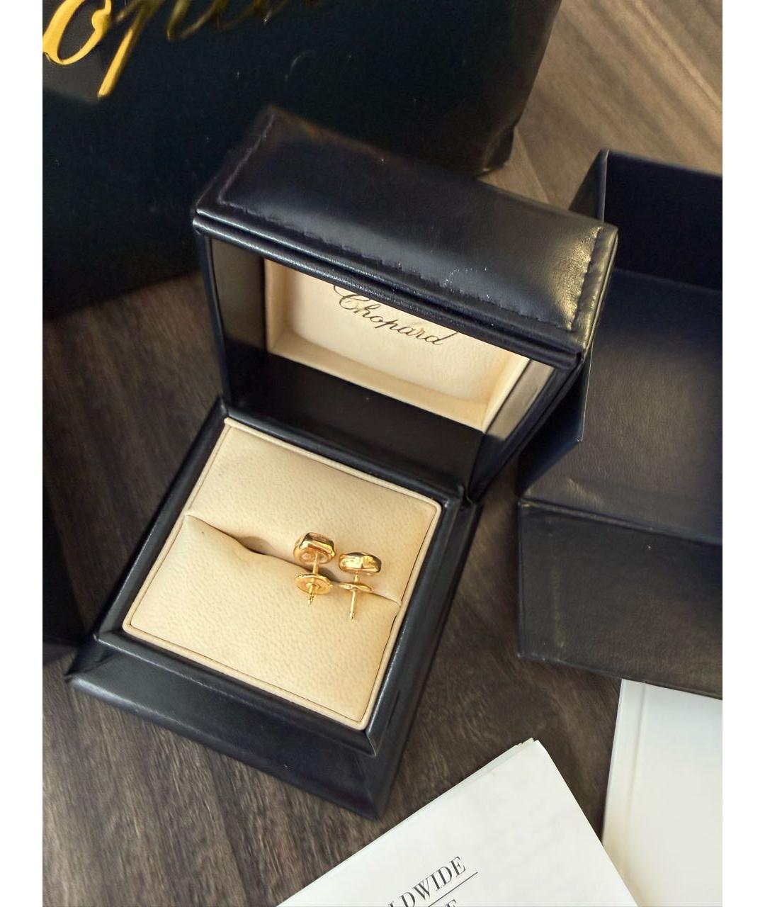 CHOPARD Золотые серьги из желтого золота, фото 5