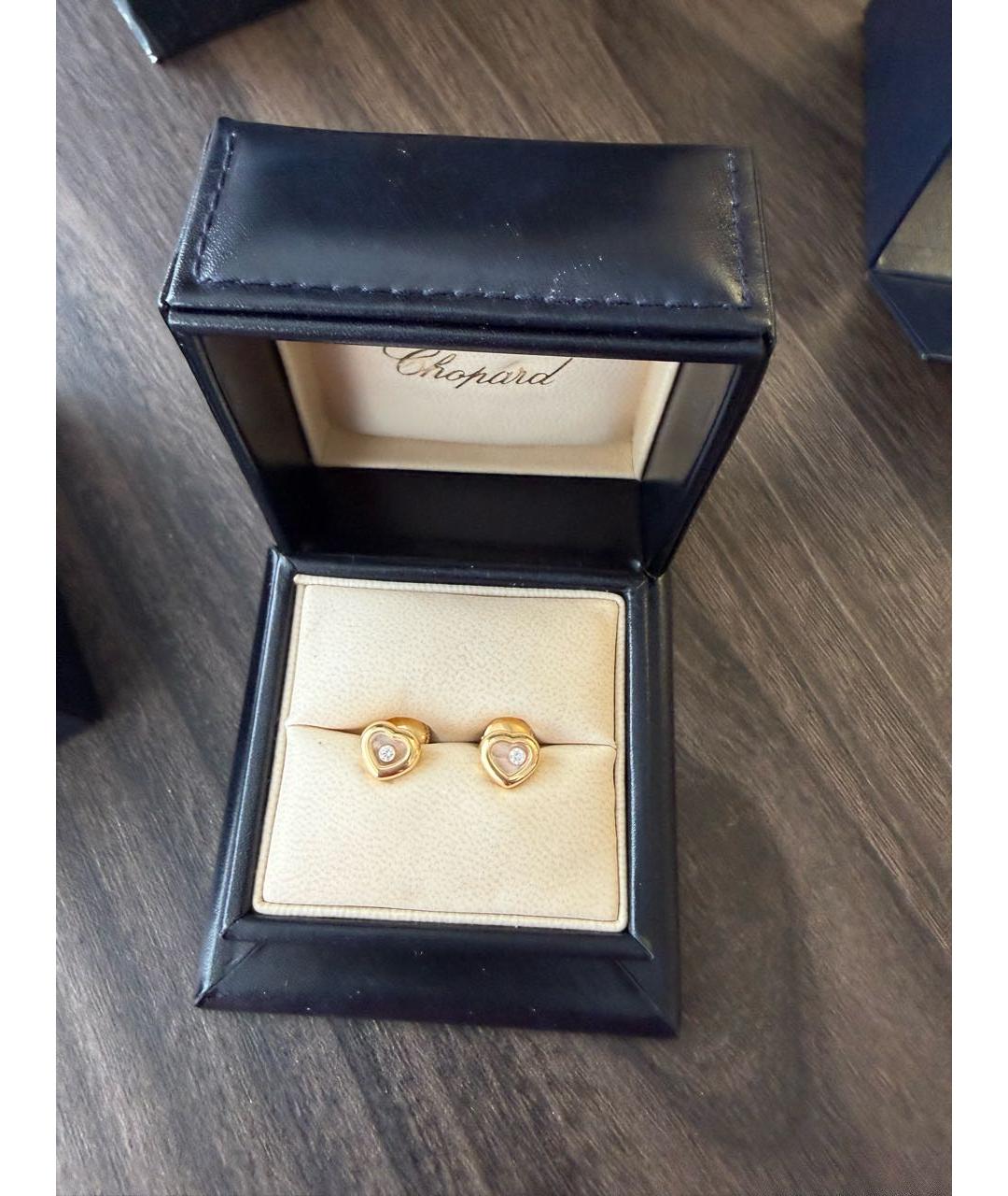 CHOPARD Золотые серьги из желтого золота, фото 6