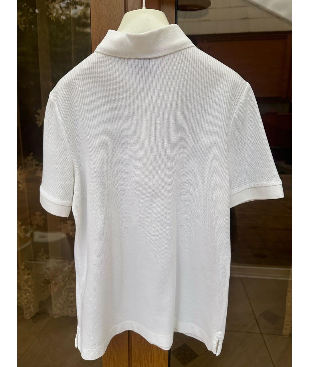 BURBERRY Белая хлопковая водолазка, фото 2