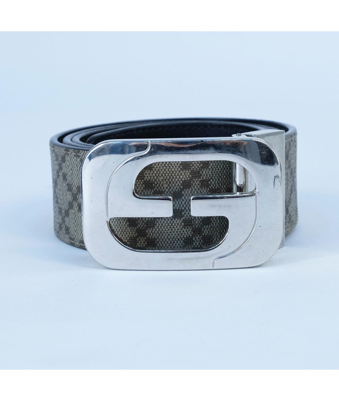 GUCCI Бежевый кожаный ремень, фото 3