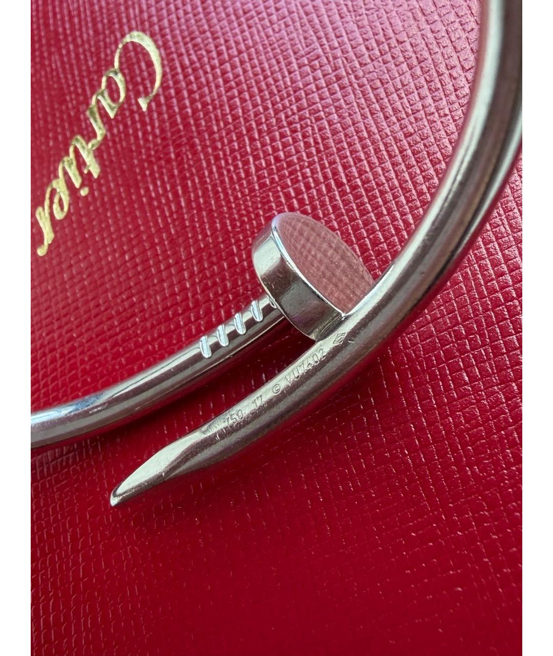 CARTIER Серебряный браслет из белого золота, фото 4