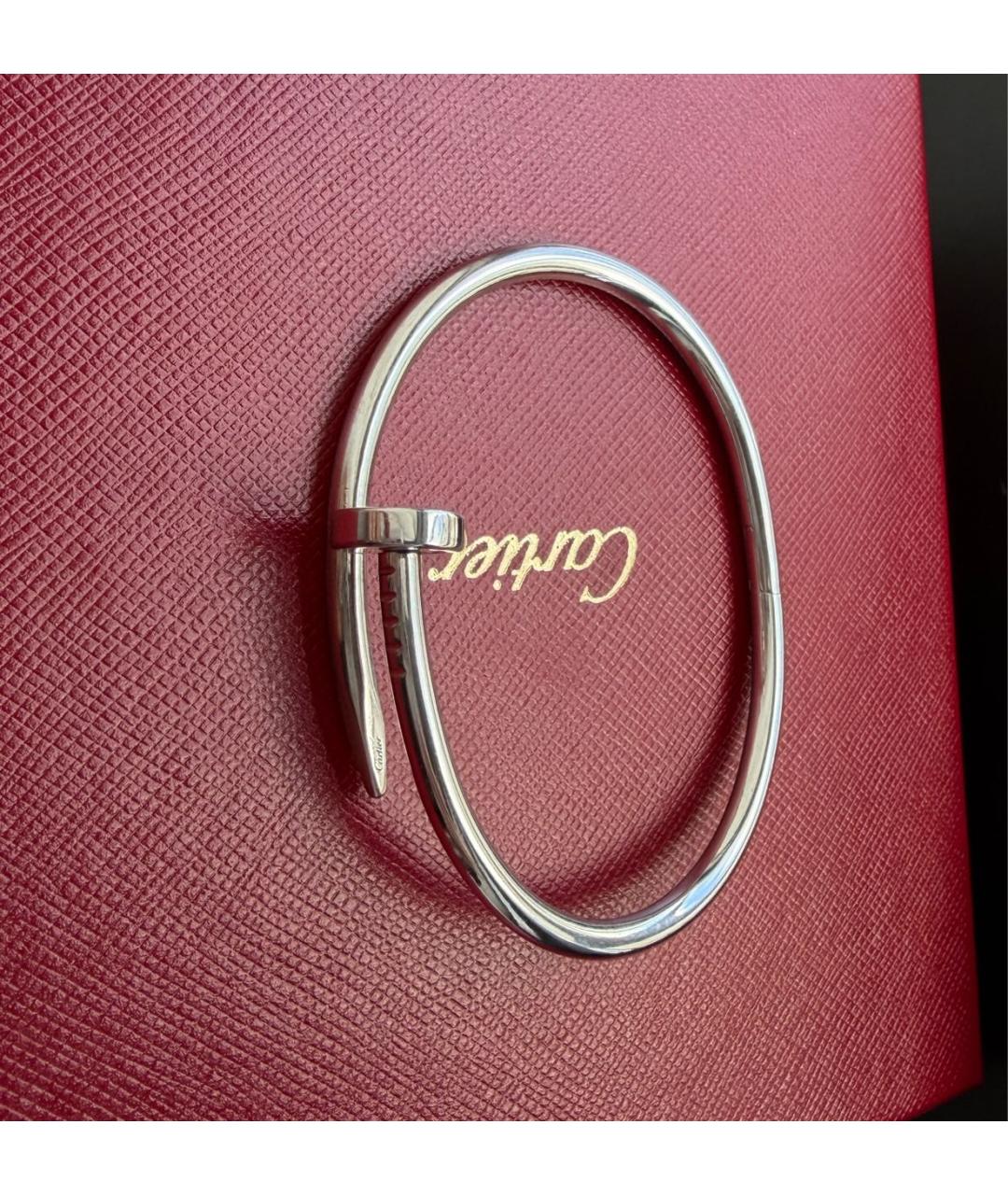 CARTIER Серебряный браслет из белого золота, фото 7