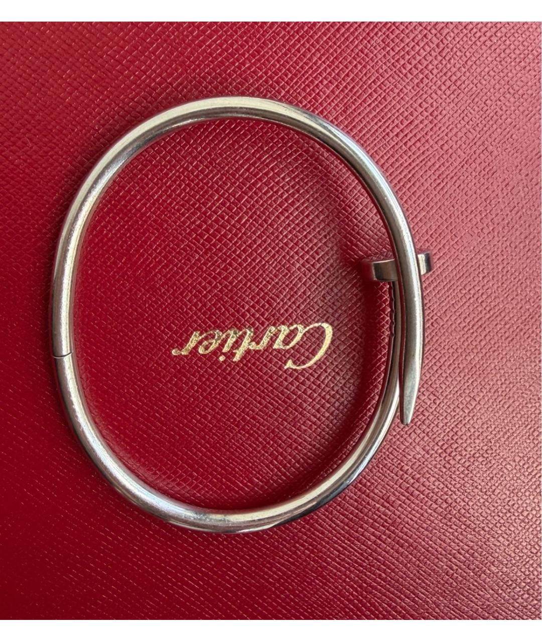 CARTIER Серебряный браслет из белого золота, фото 2