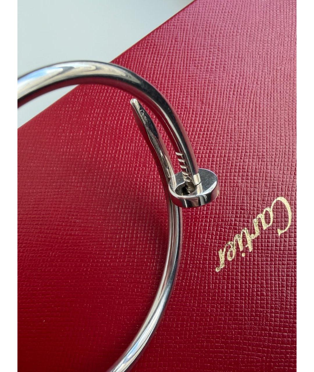 CARTIER Серебряный браслет из белого золота, фото 3