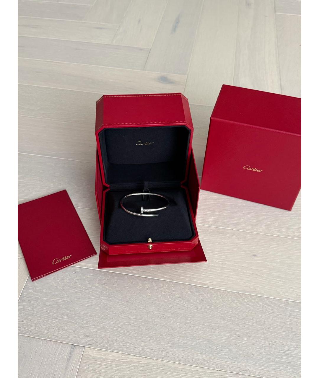 CARTIER Серебряный браслет из белого золота, фото 5