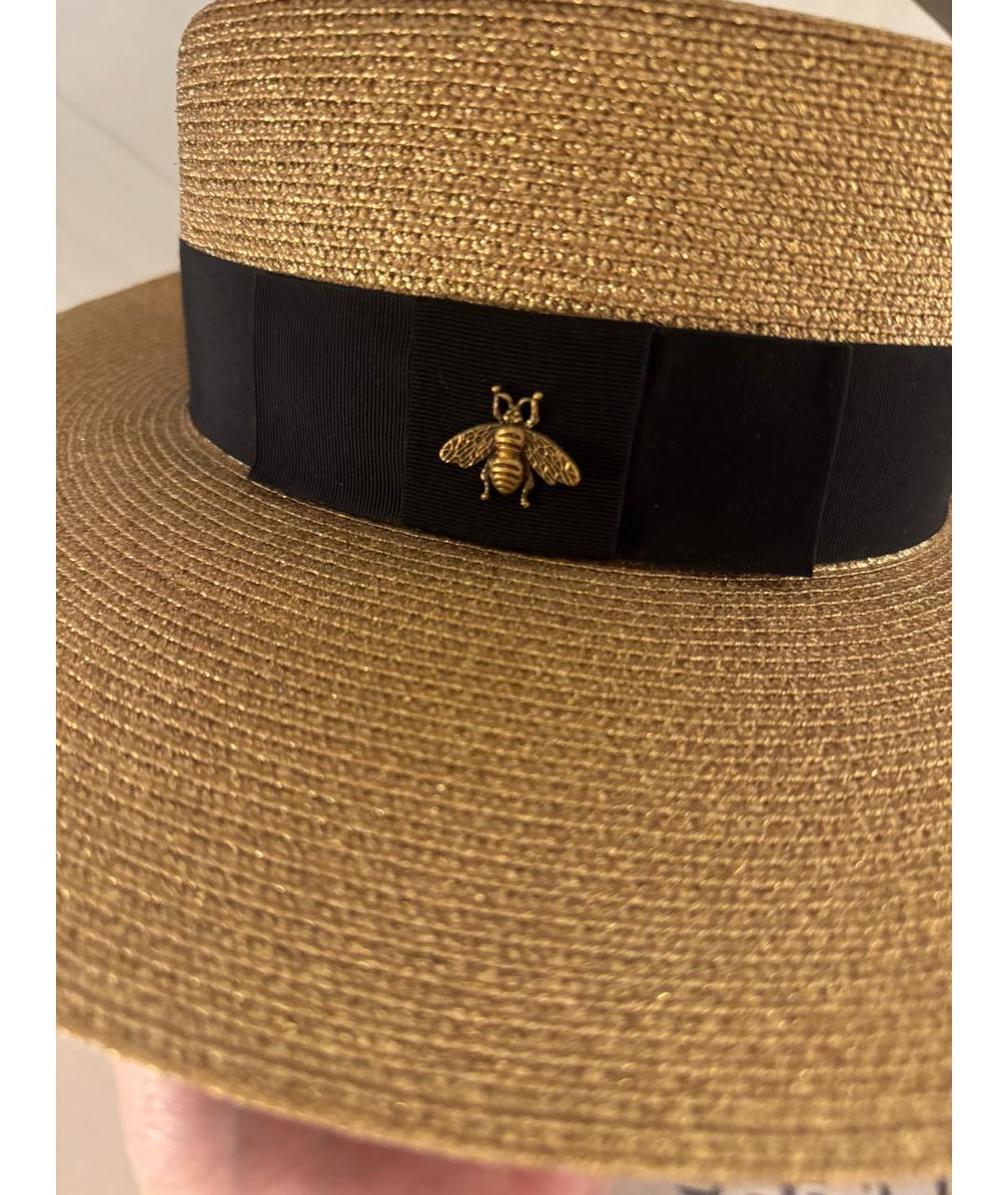 GUCCI Золотая шляпа, фото 4