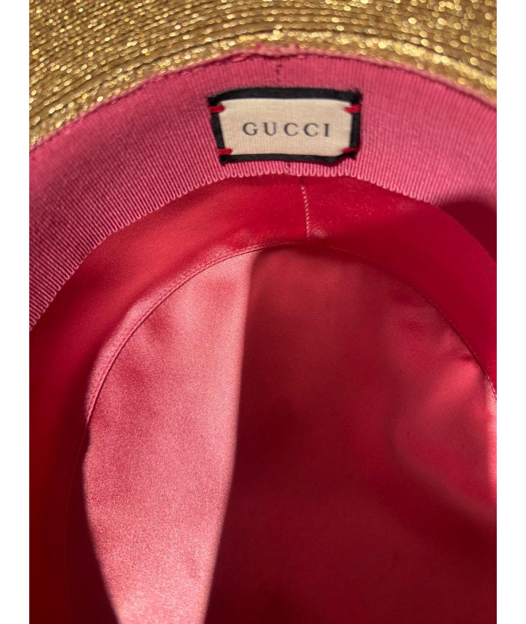 GUCCI Золотая шляпа, фото 5