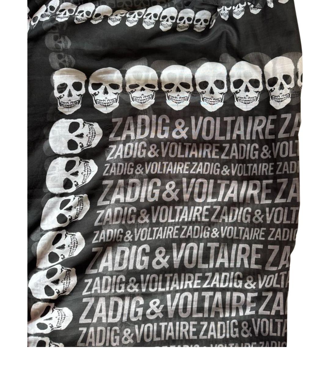 ZADIG & VOLTAIRE Черный платок, фото 1