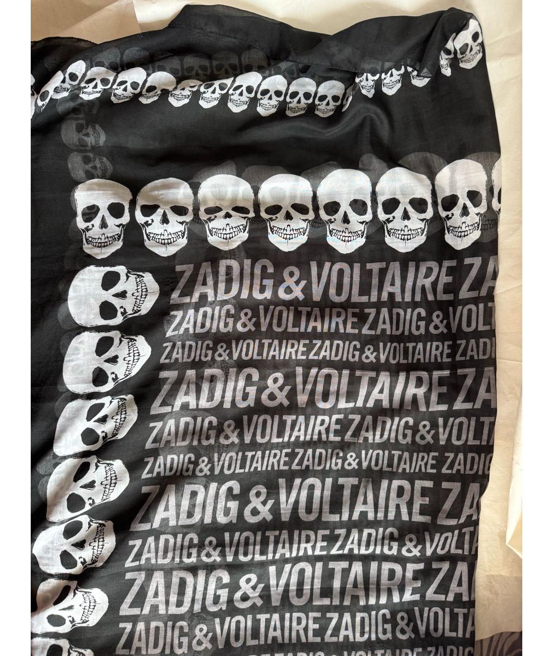ZADIG & VOLTAIRE Черный платок, фото 3
