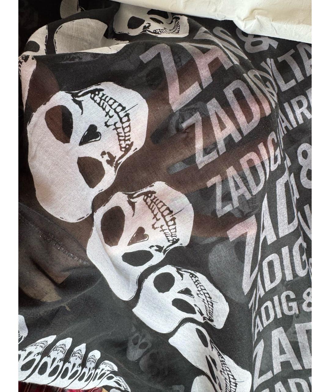ZADIG & VOLTAIRE Черный платок, фото 2