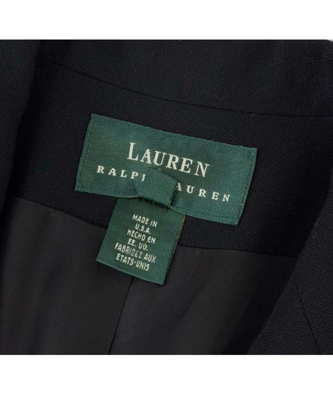 RALPH LAUREN Черный шерстяной жакет/пиджак, фото 3