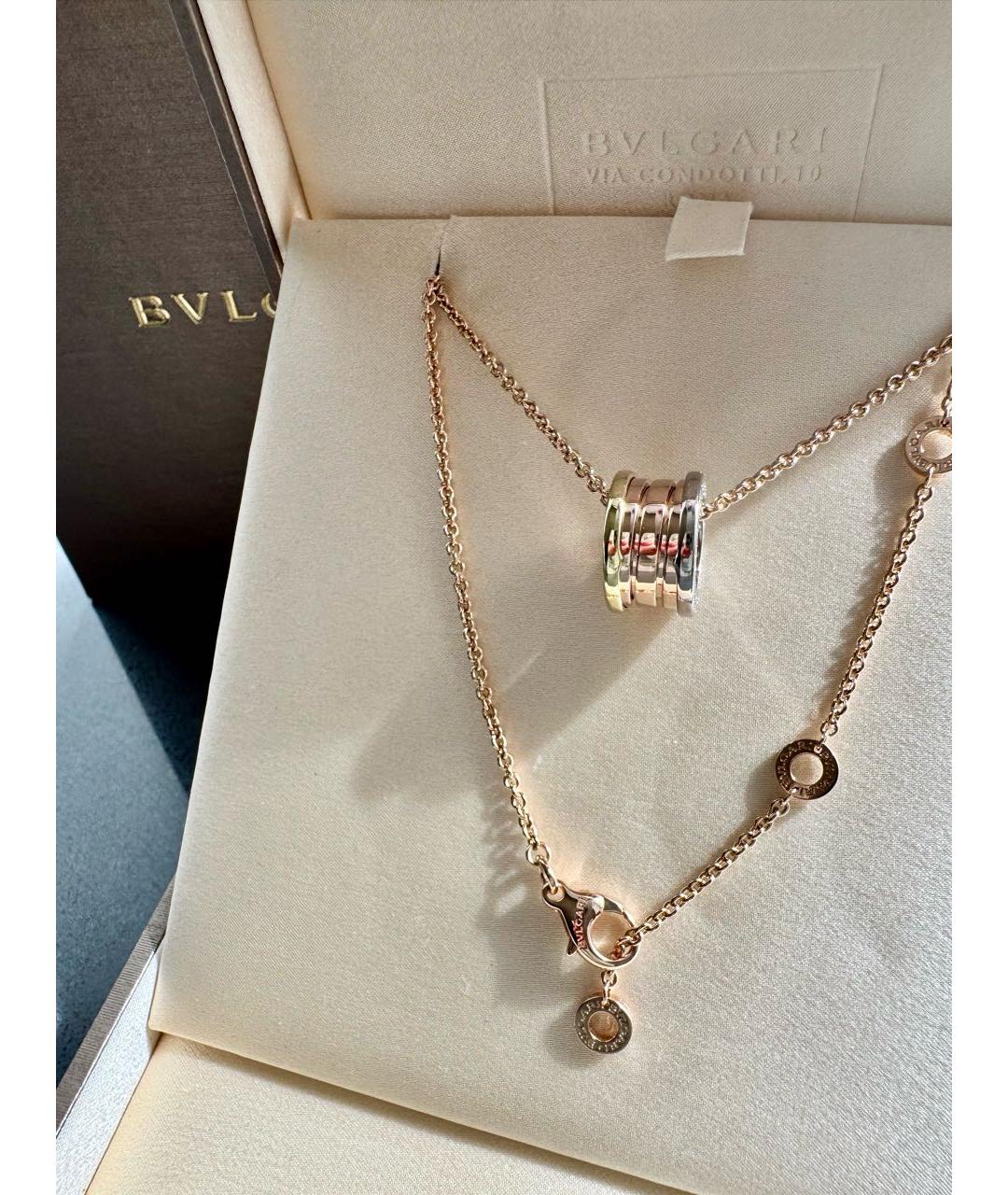 BVLGARI Золотая подвеска из розового золота, фото 3