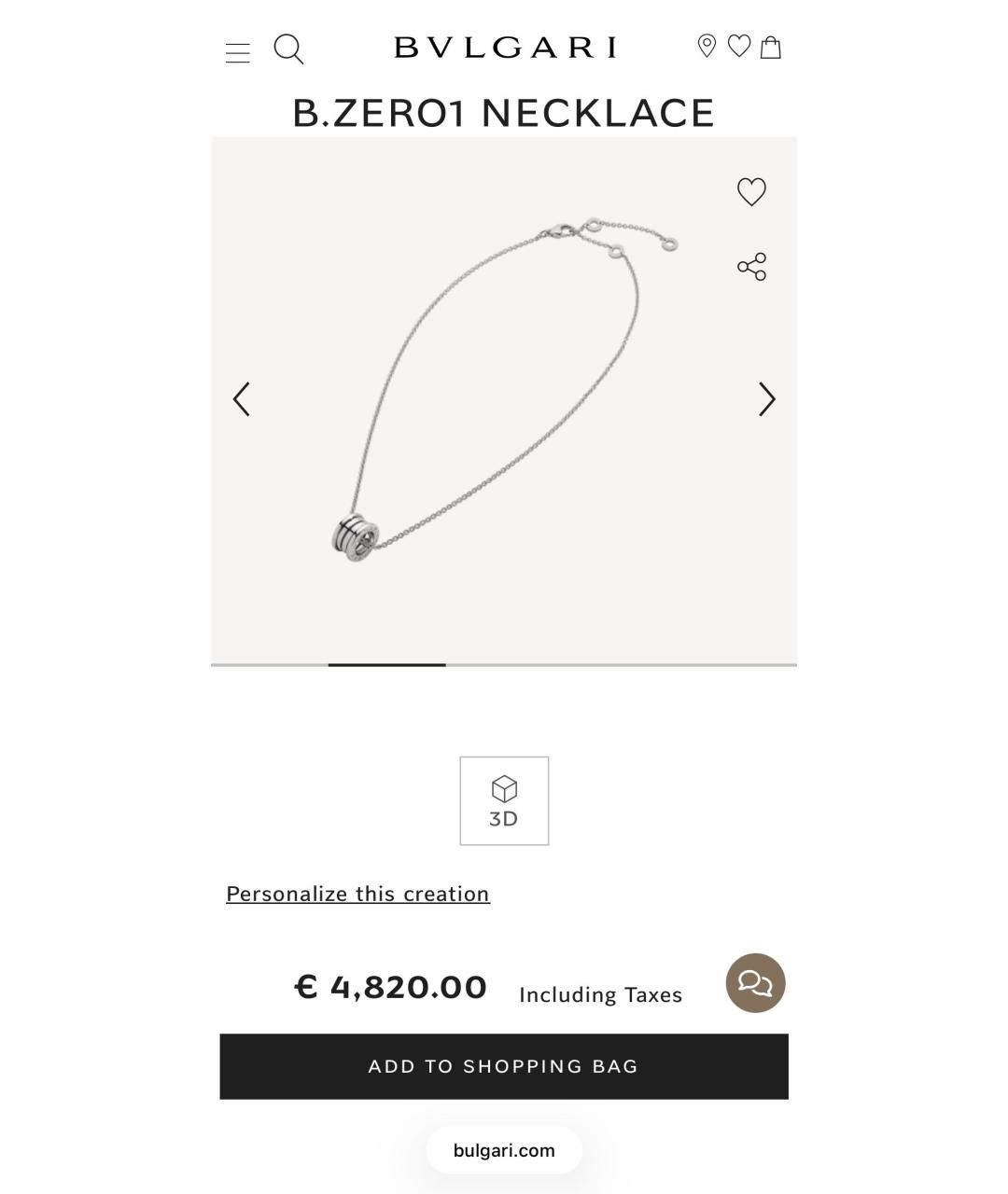 BVLGARI Золотая подвеска из розового золота, фото 5