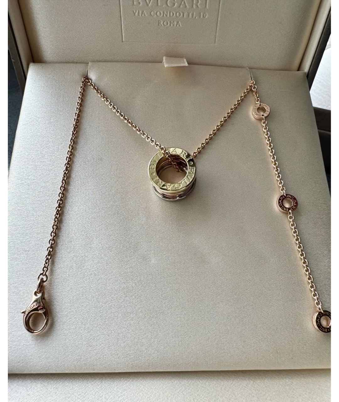 BVLGARI Золотая подвеска из розового золота, фото 8