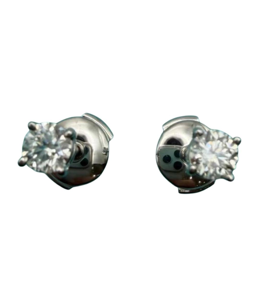 TIFFANY&CO Серебряные платиновые серьги, фото 1