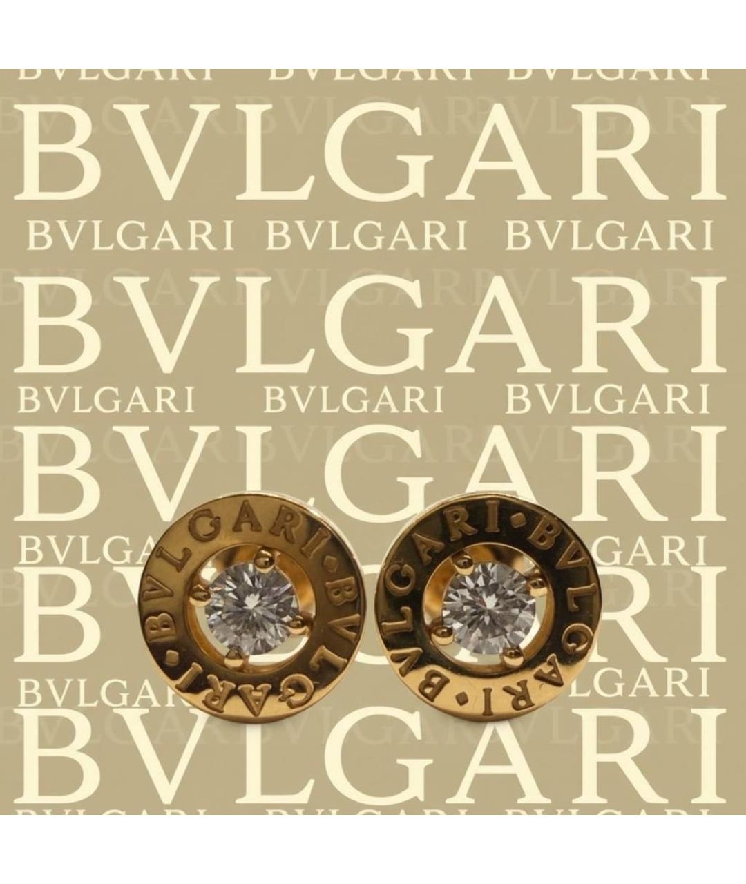 BVLGARI Золотые серьги из розового золота, фото 2