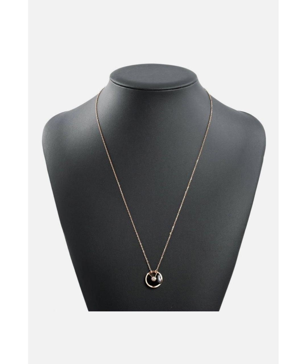 CARTIER Черная подвеска из розового золота, фото 4