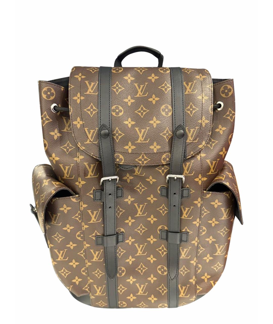 LOUIS VUITTON Коричневый рюкзак из канвы, фото 1