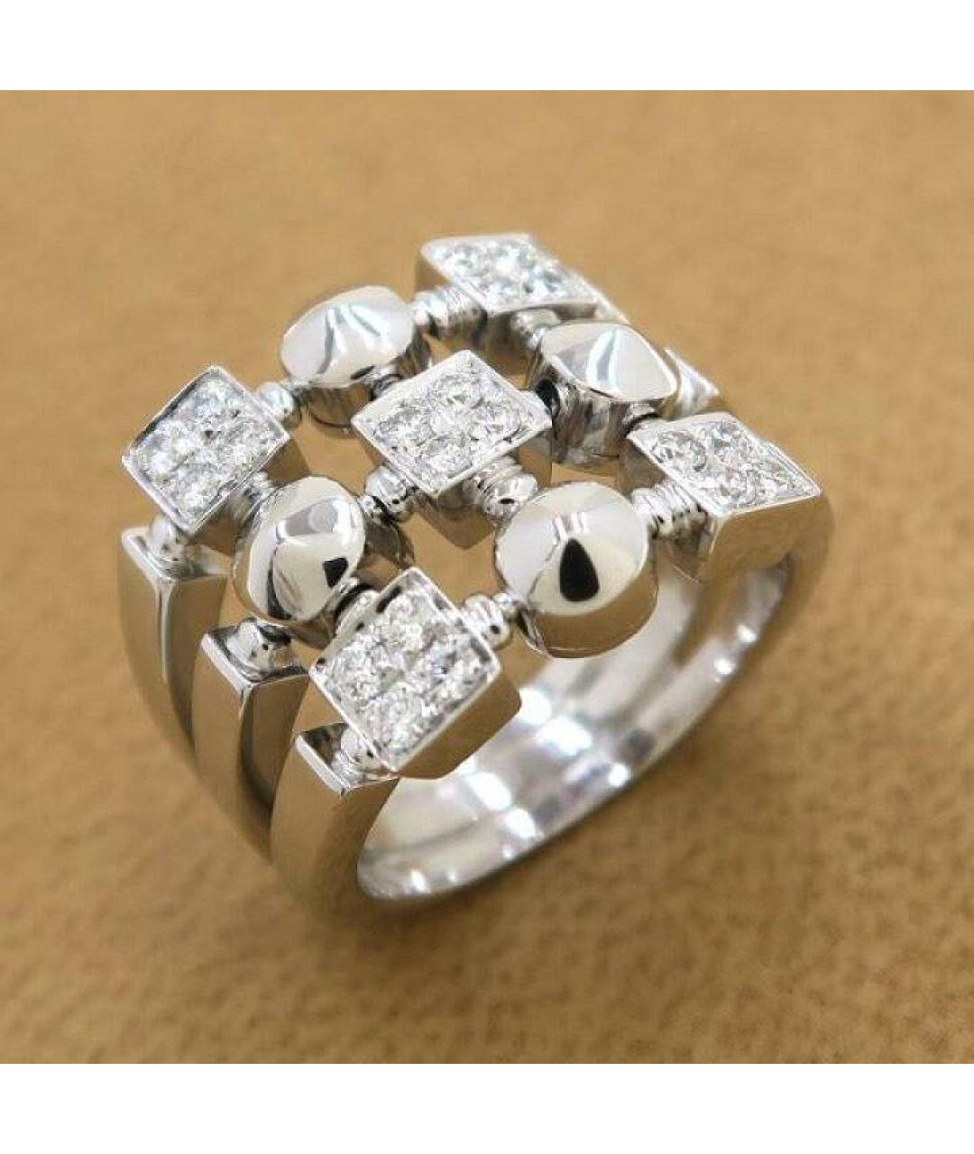 BVLGARI Серебряное кольцо из белого золота, фото 4