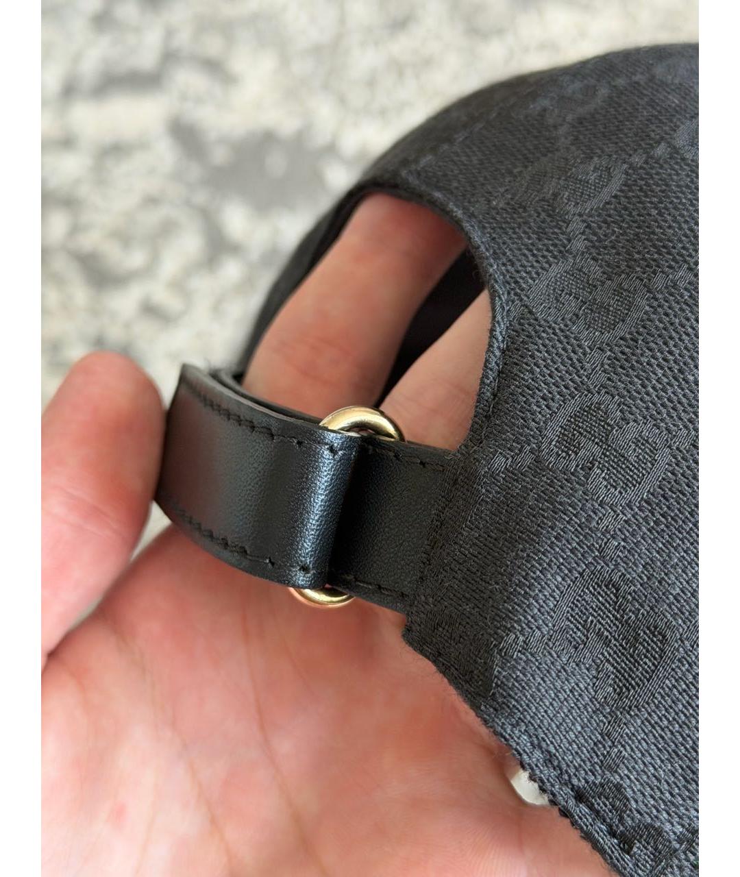 GUCCI Черная хлопковая кепка/бейсболка, фото 5