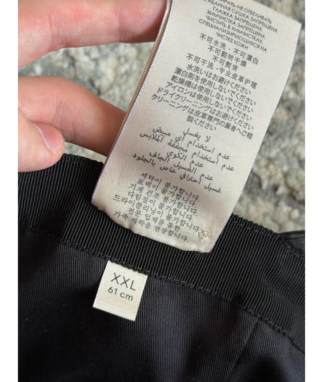 GUCCI Черная хлопковая кепка/бейсболка, фото 7