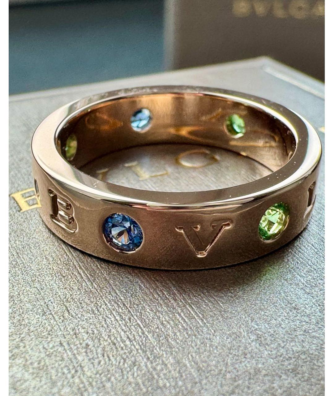 BVLGARI Золотое кольцо из розового золота, фото 7
