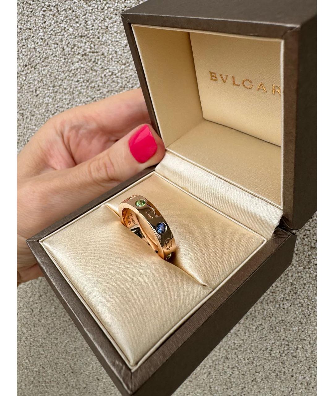 BVLGARI Золотое кольцо из розового золота, фото 5