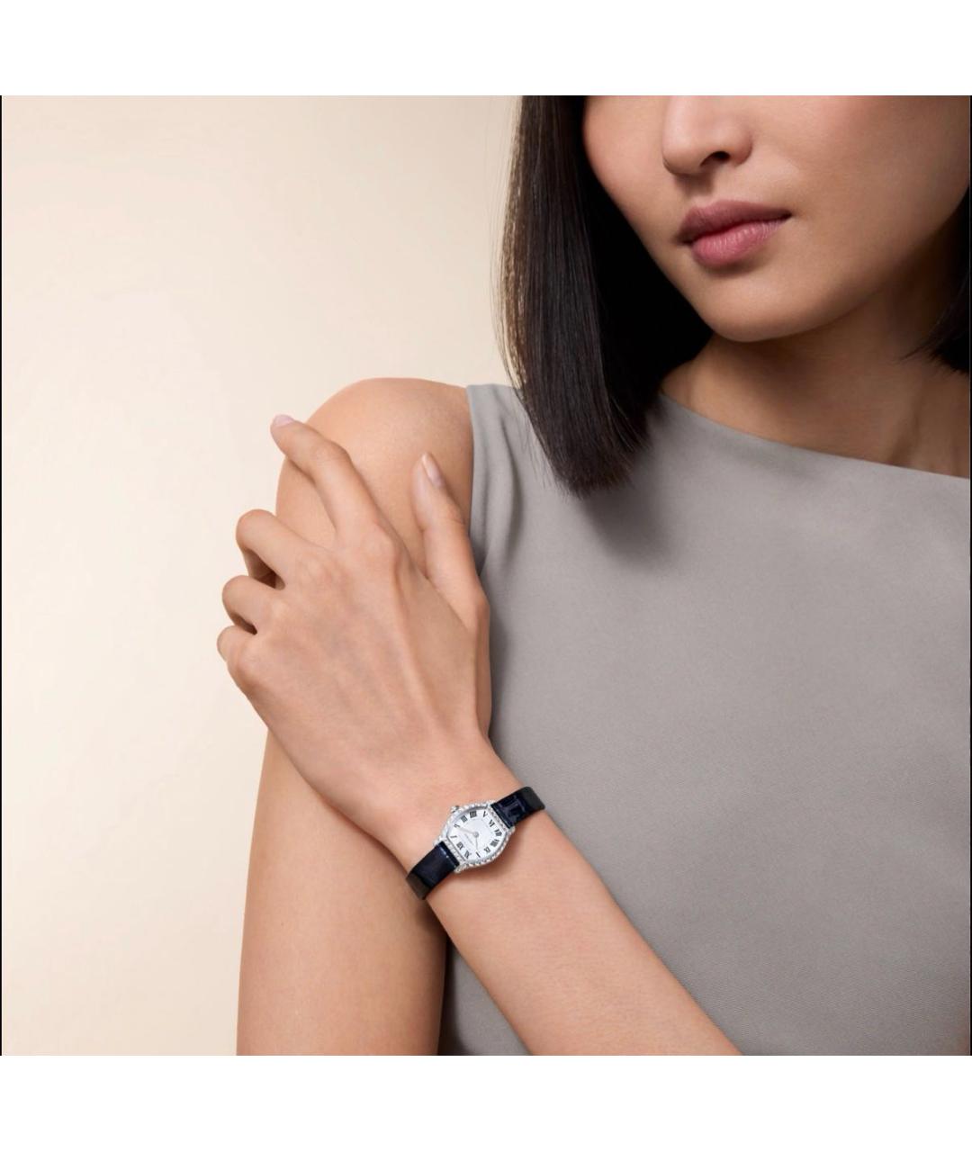CARTIER Белые часы из белого золота, фото 4