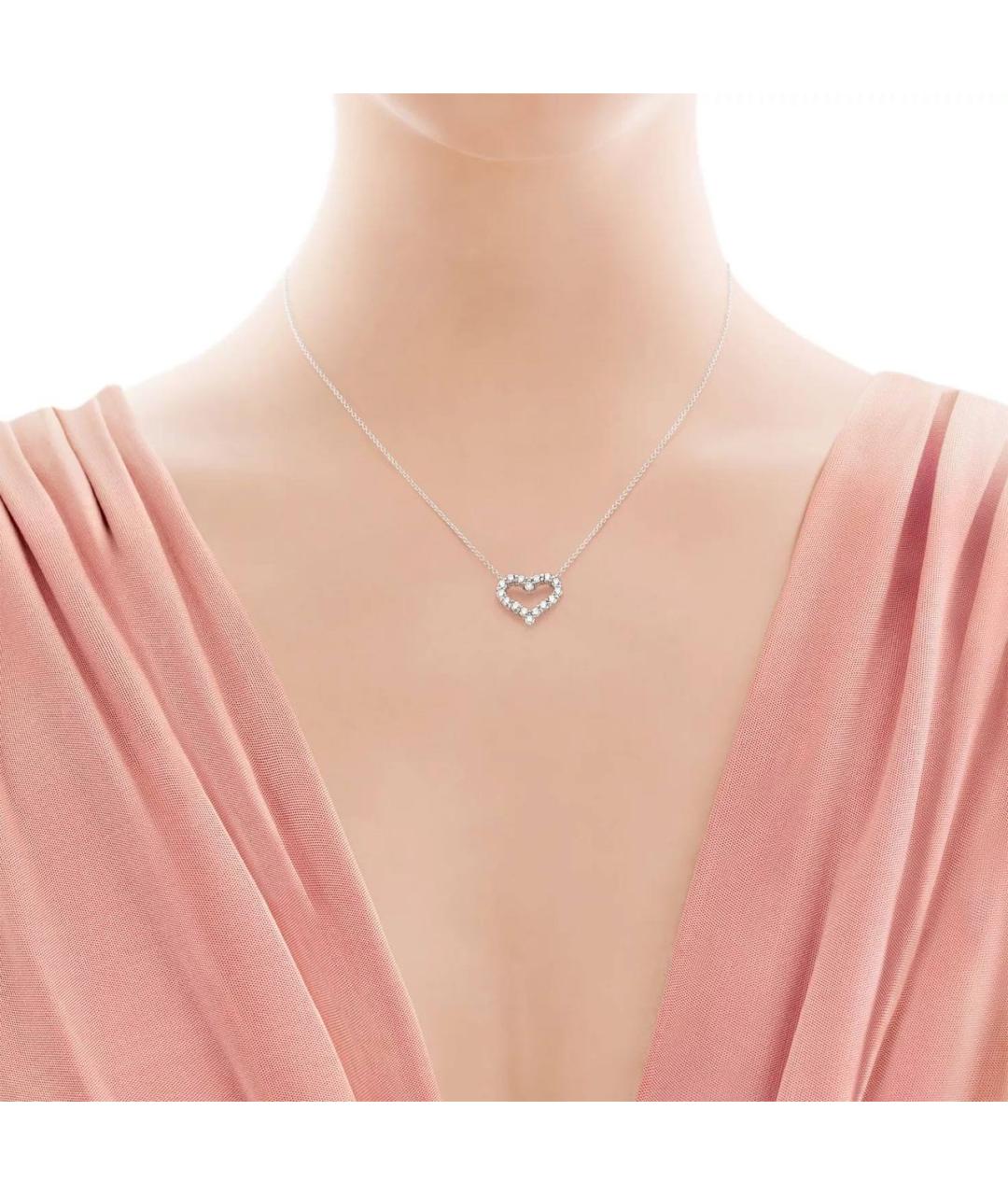 TIFFANY&CO Серебряная платиновая подвеска, фото 3
