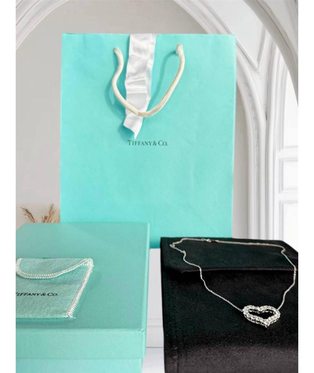 TIFFANY&CO Серебряная платиновая подвеска, фото 2