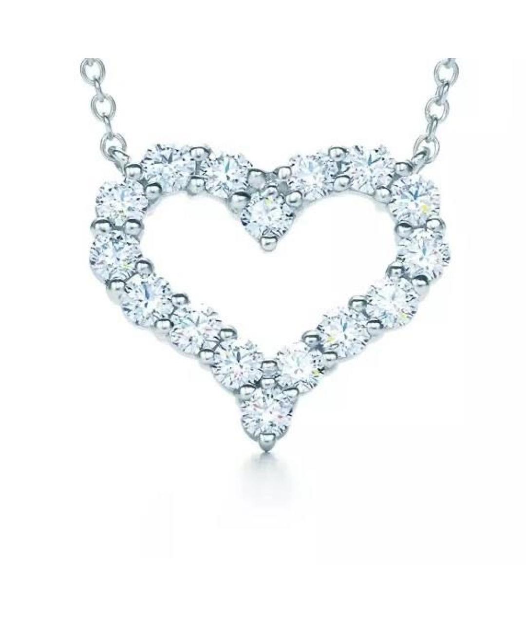 TIFFANY&CO Серебряная платиновая подвеска, фото 4