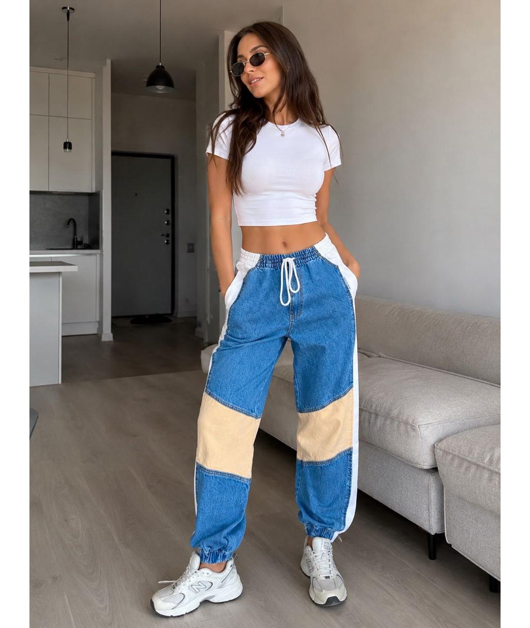 ALEXANDER WANG Мульти хлопковые джинсы слим, фото 6