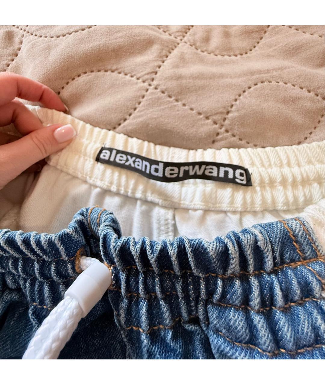 ALEXANDER WANG Мульти хлопковые джинсы слим, фото 3
