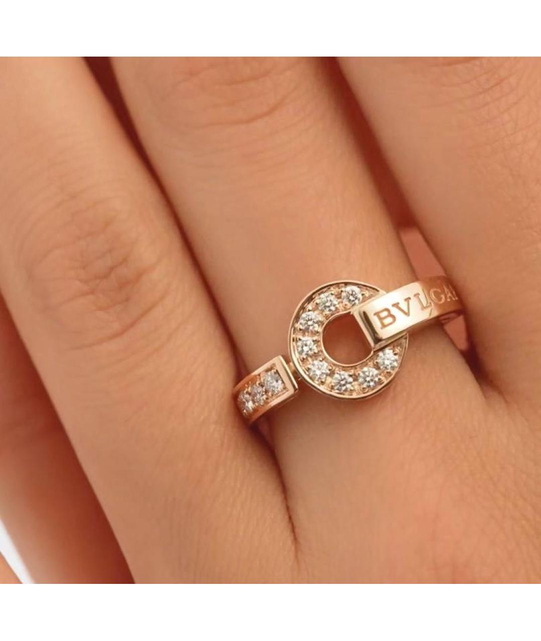 BVLGARI Золотое кольцо из розового золота, фото 3