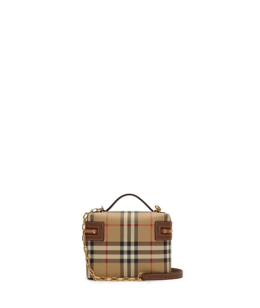 BURBERRY Бежевая сумка с короткими ручками, фото 3