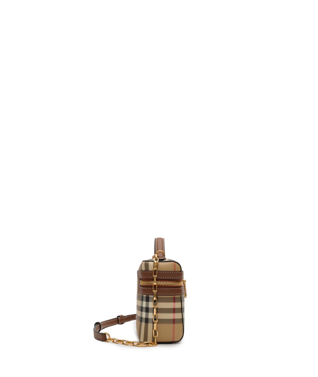 BURBERRY Бежевая сумка с короткими ручками, фото 2