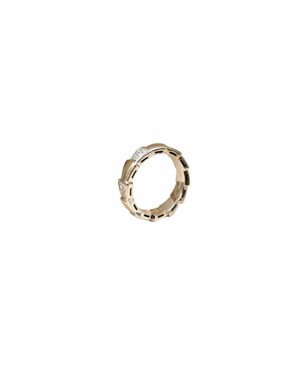 BVLGARI Серебряное кольцо из белого золота, фото 1