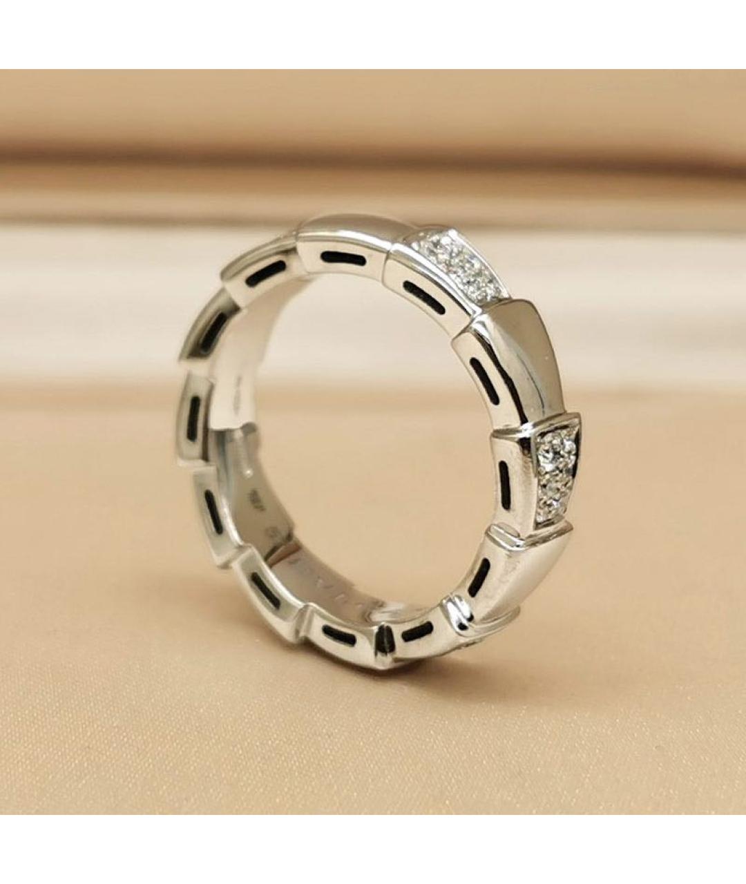 BVLGARI Серебряное кольцо из белого золота, фото 2