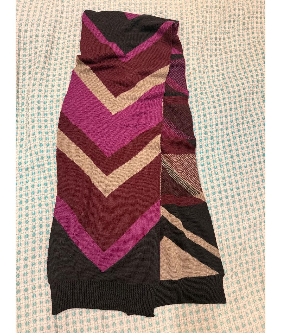 MISSONI Мульти шерстяной шарф, фото 7
