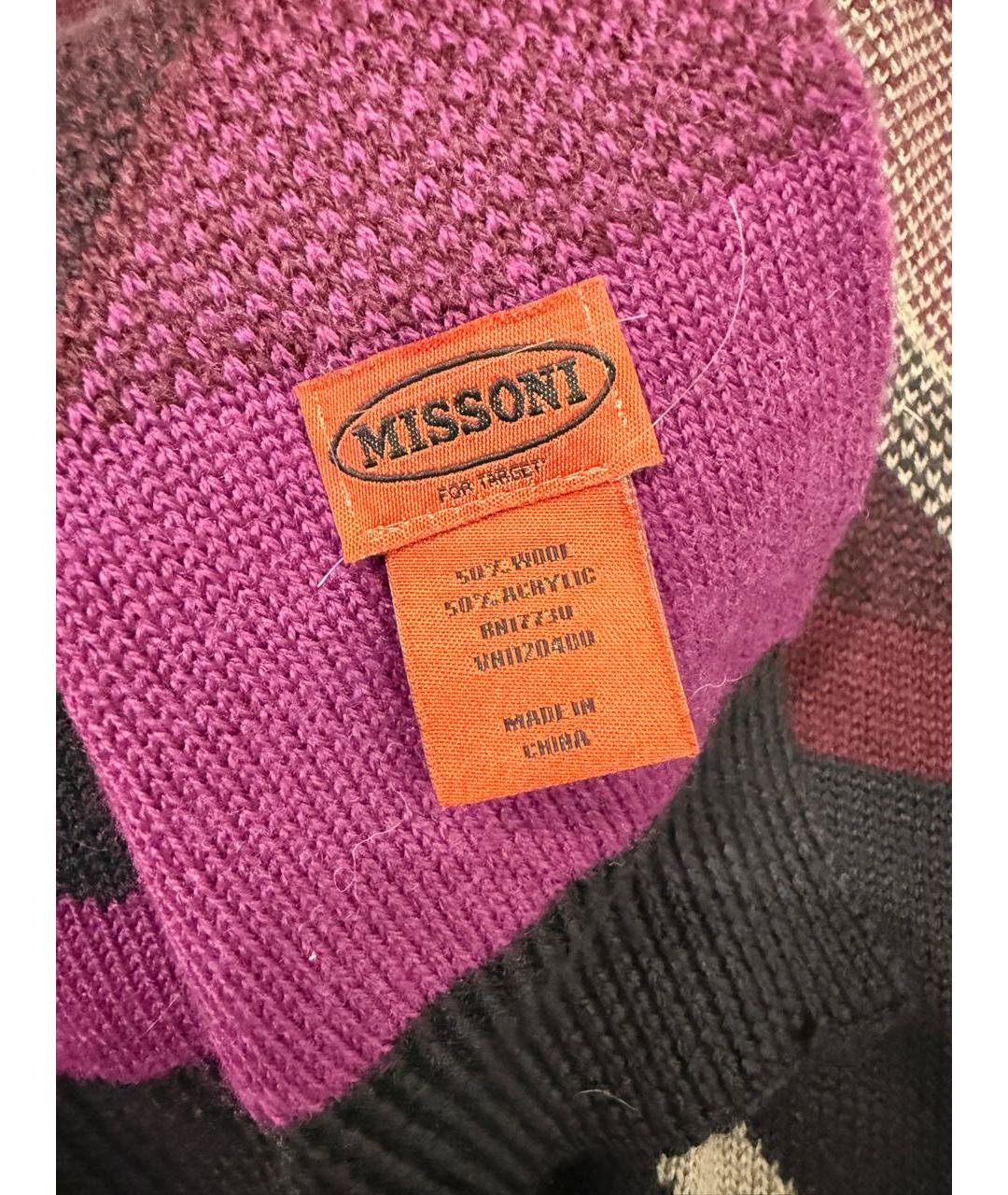 MISSONI Мульти шерстяной шарф, фото 4