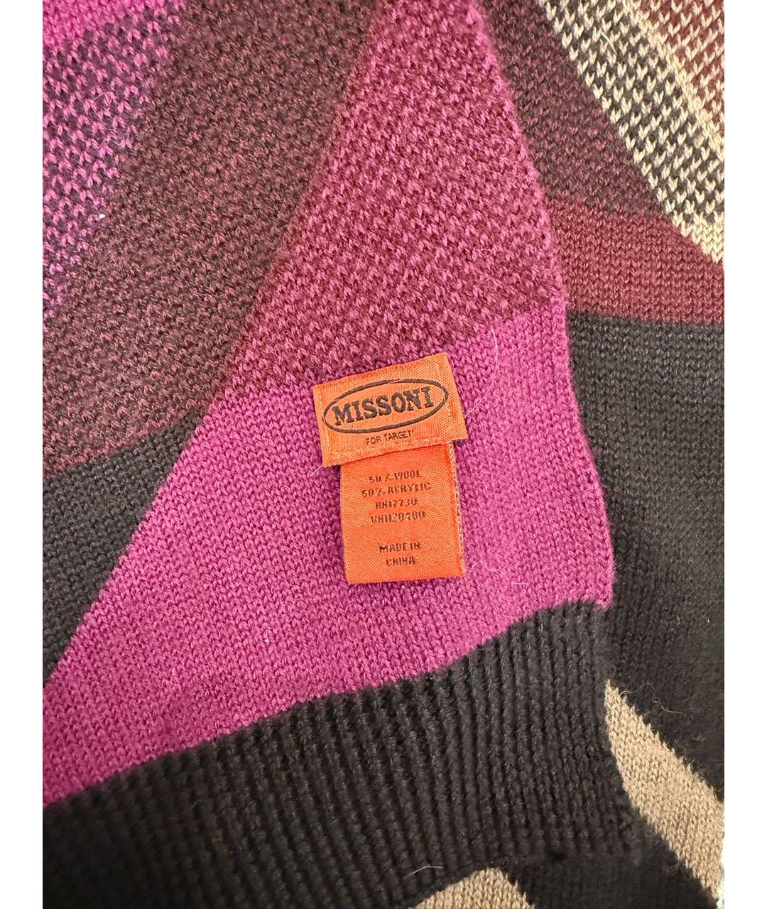 MISSONI Мульти шерстяной шарф, фото 3