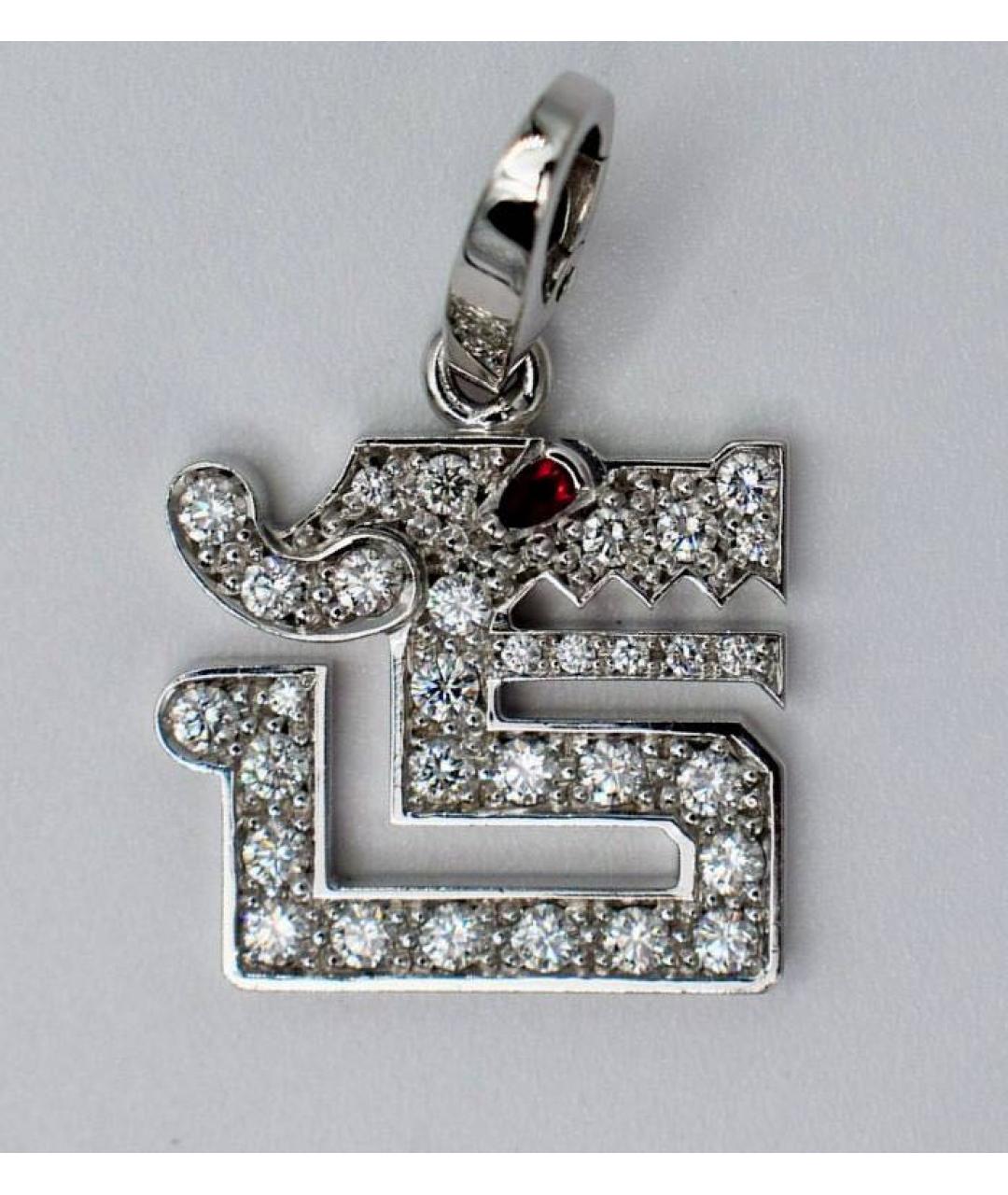 CARTIER Серебряный кулон из белого золота, фото 3