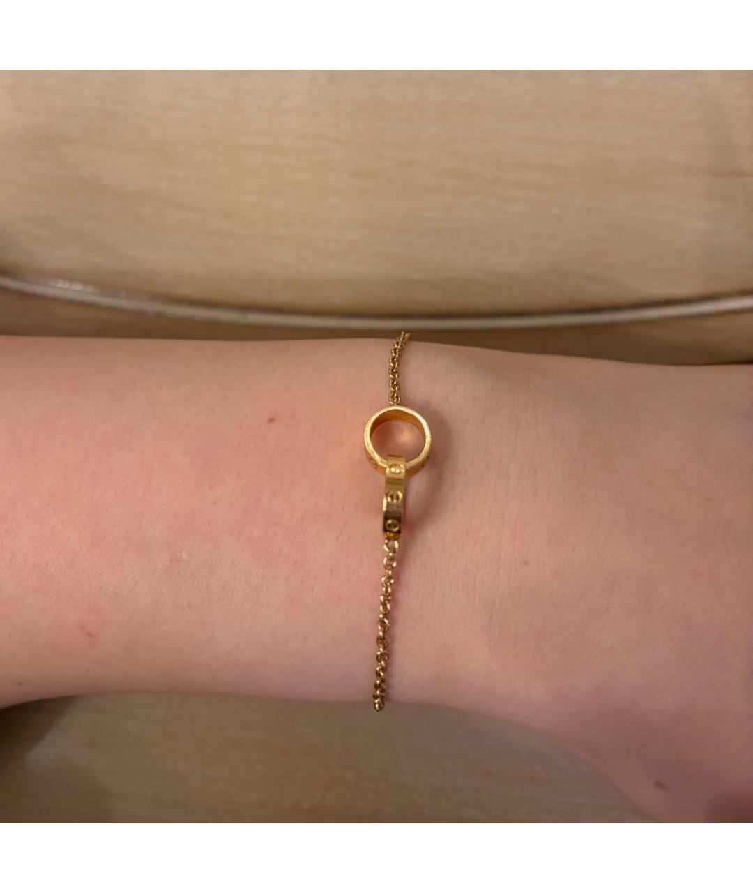 CARTIER Желтый браслет из желтого золота, фото 3