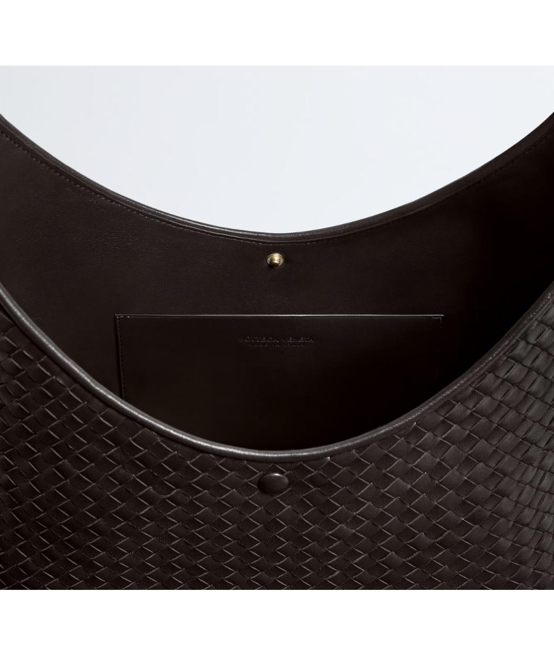 BOTTEGA VENETA Коричневая кожаная сумка тоут, фото 4