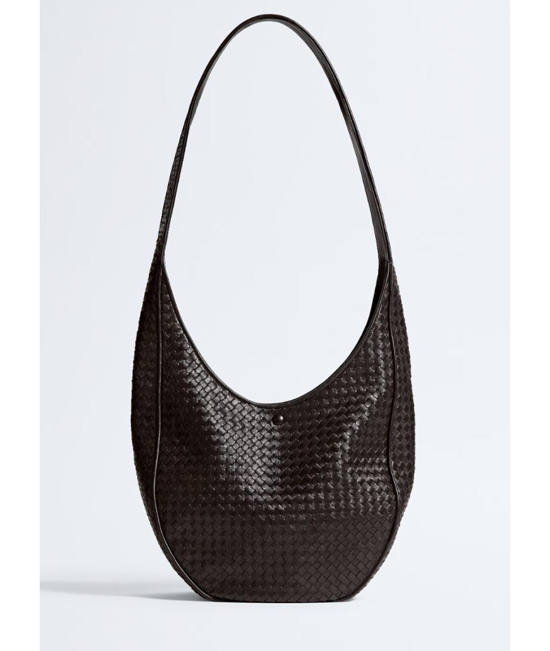 BOTTEGA VENETA Коричневая кожаная сумка тоут, фото 6