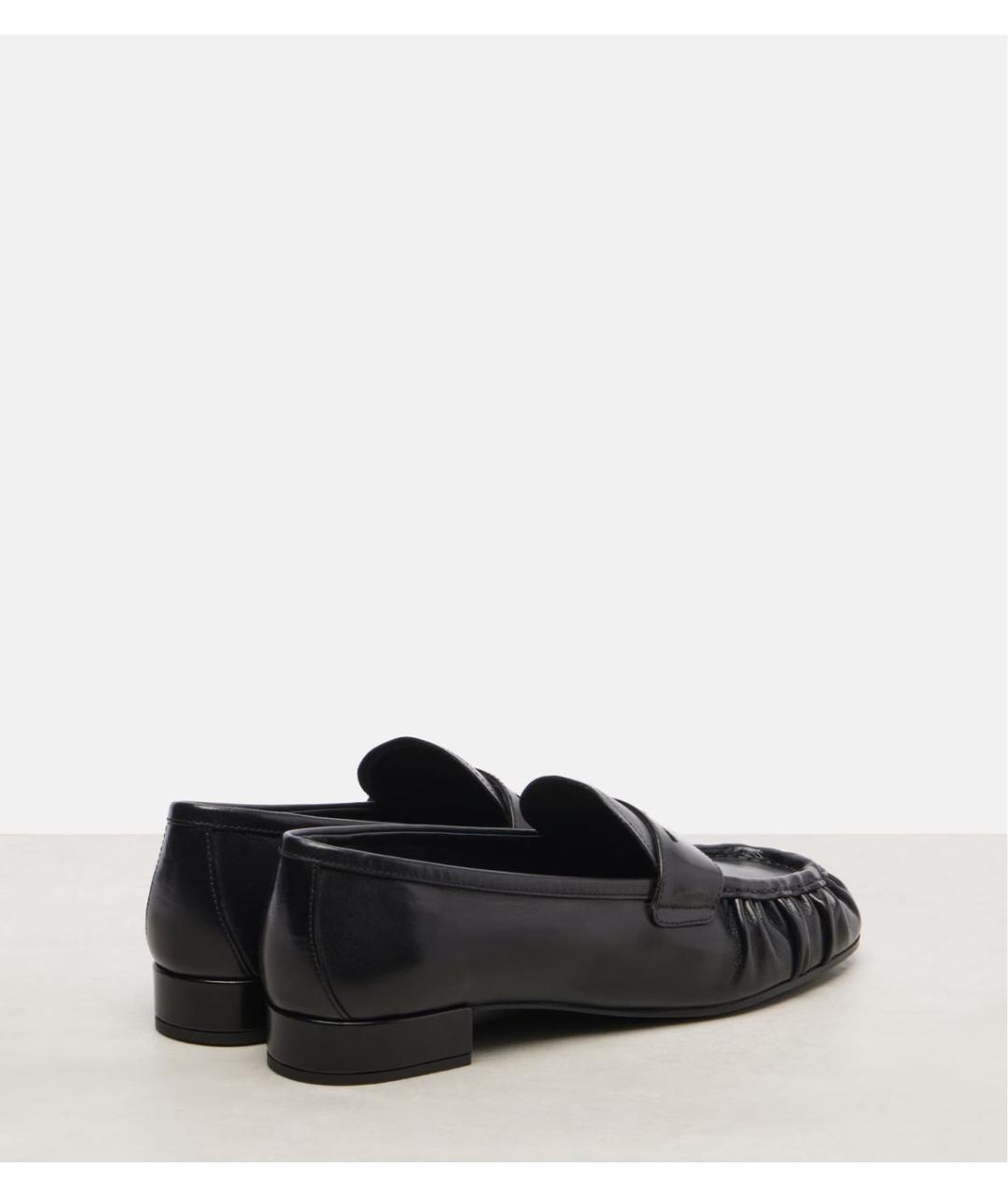 PRADA Черные кожаные лоферы, фото 4